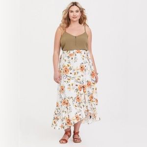 Torrid Boho Floral Maxi Skirt - sz 3X
